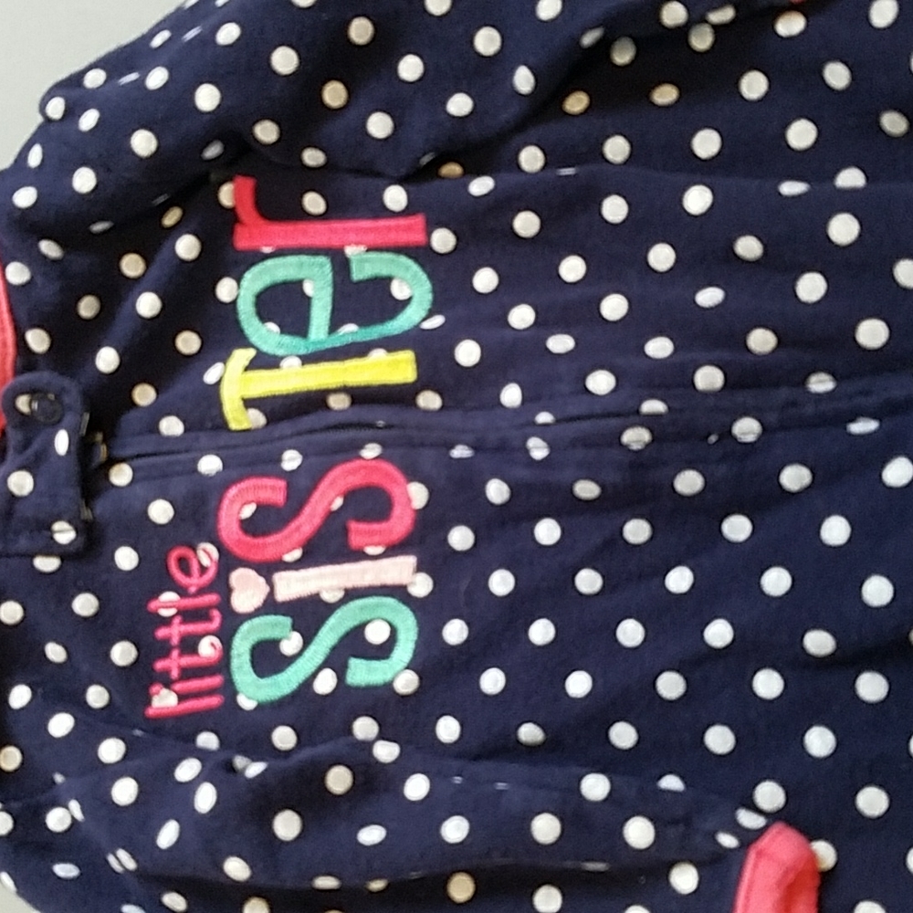 carters 9mo footie pjs little sister